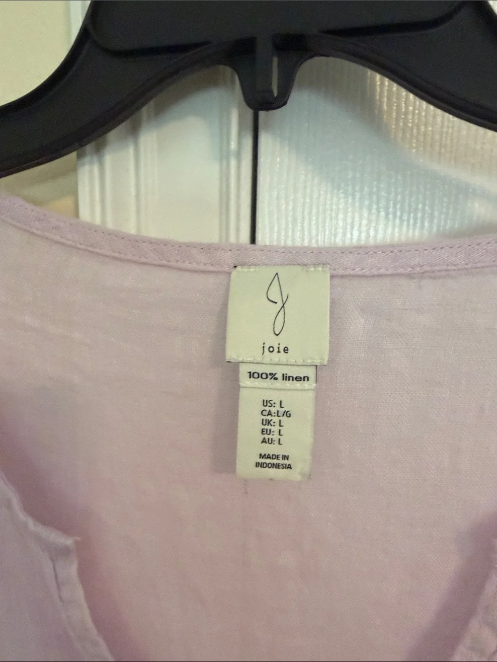 Joie Lavender Tiered Linen Swim Coverup